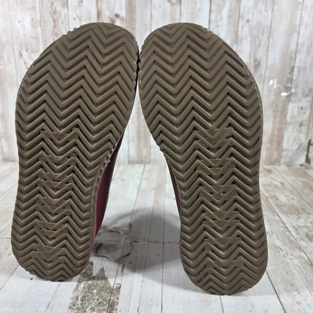 NOBULL Trainer Burgundy SuperFabric Low Top Shoes Womens 9.5 Mens 8 Maroon Gum